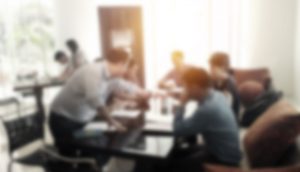 Blurred Conference Room Meeting